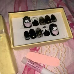 EverythingCuteClub Kuromi Acrylic Nails Fake Nails Nails Tip