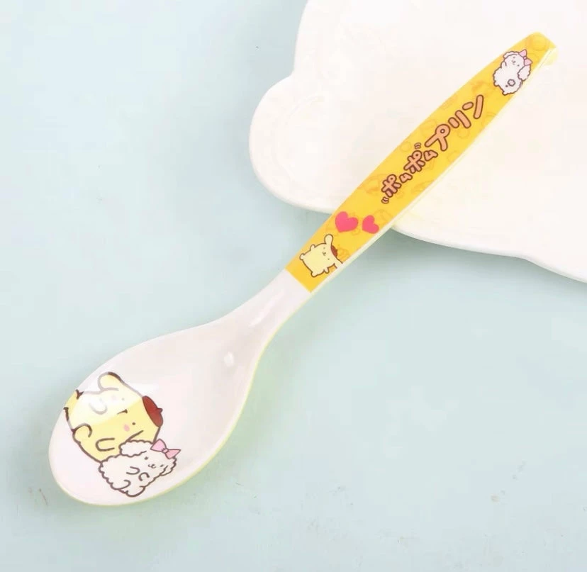 EverythingCuteClub Pom Pom Purin Cereal Bowl + Spoon Room Decor 4 EverythingCuteClub Pom Pom Purin Cereal Bowl + Spoon Room Decor