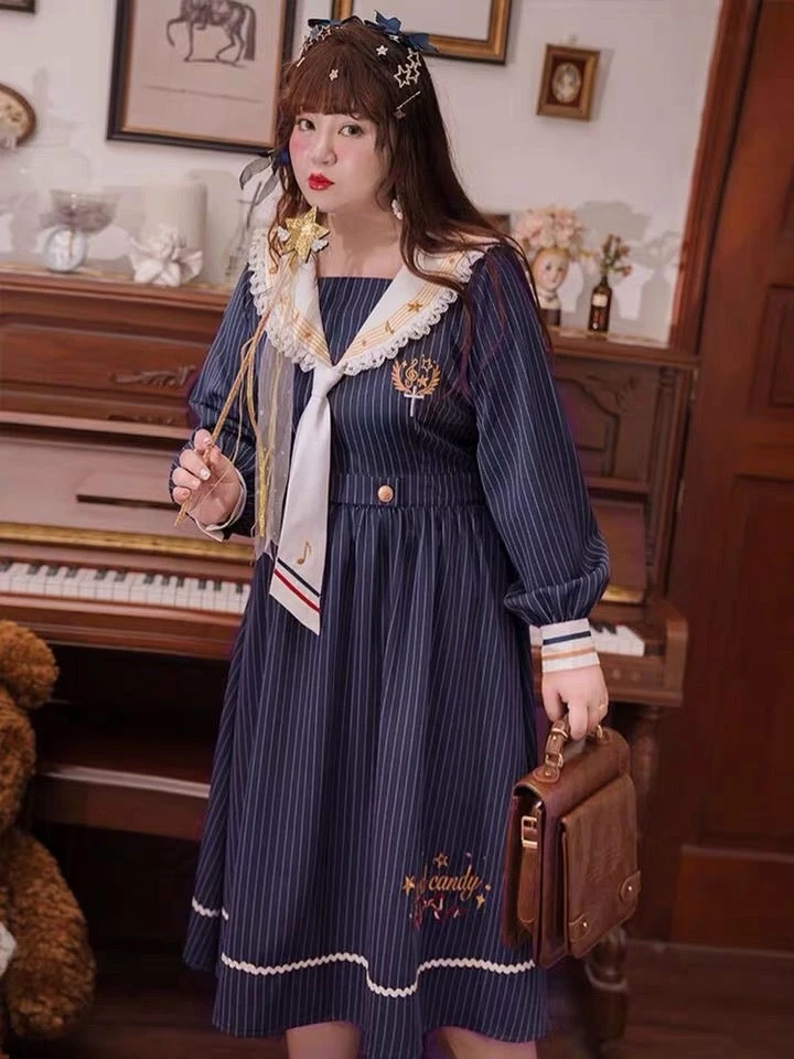 EverythingCuteClub Dress + Rompers The Melody In Your Heart Plus Size Cute Dress Chubby Girl 5 EverythingCuteClub Dress + Rompers The Melody In Your Heart Plus Size Cute Dress Chubby Girl