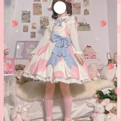 EverythingCuteClub Little Milk Cake Cute Kawaii Dress Jsk/strap Dress