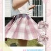 EverythingCuteClub Pre-order Day Of Sakura Plaid Skirt First Round Reservation May Top