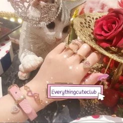 EverythingCuteClub I Love U Heart Ring Accessories