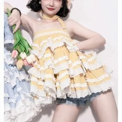 EverythingCuteClub Sea Salt Strap Skirt Plus Size Friendly 28 EverythingCuteClub Sea Salt Strap Skirt Plus Size Friendly