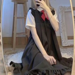 EverythingCuteClub Dress + Rompers Cube Milk Sugar Strap Dress Spring / Summer Version