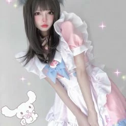 EverythingCuteClub Lingerie + Panties + Sleepwear + Socks Neko Cat Pink Maid Costume Cosplay 14 EverythingCuteClub Lingerie + Panties + Sleepwear + Socks Neko Cat Pink Maid Costume Cosplay