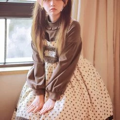 EverythingCuteClub Dress + Rompers Pre-order 3 Little Bears 2021Fw Strap Dress