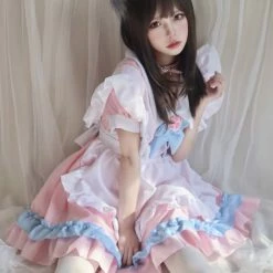 EverythingCuteClub Lingerie + Panties + Sleepwear + Socks Neko Cat Pink Maid Costume Cosplay 12 EverythingCuteClub Lingerie + Panties + Sleepwear + Socks Neko Cat Pink Maid Costume Cosplay