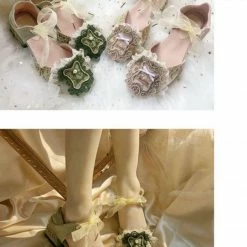 EverythingCuteClub Accessories Retro Summer Palace Mid Heel Shoes Handcrafted 11 EverythingCuteClub Accessories Retro Summer Palace Mid Heel Shoes Handcrafted
