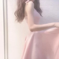 EverythingCuteClub Ballet Style Pink Slip Dress Dress + Rompers