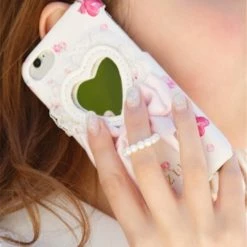 EverythingCuteClub Lizlisa Phone Case Heart Shape Mirror Boknot Phone Cases + Ipad Cases 13 EverythingCuteClub Lizlisa Phone Case Heart Shape Mirror Boknot Phone Cases + Ipad Cases