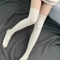 EverythingCuteClub Splicing White Pantyhose Stocking 8 EverythingCuteClub Splicing White Pantyhose Stocking