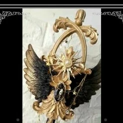 EverythingCuteClub Gothic Black Scepter Handmade Accessories